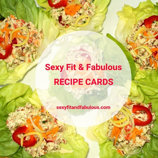 Sexy Fit & Fabulous recipe cards